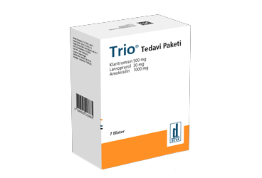 TRIO 1000 MG + 500 MG + 30 MG TEDAVI PAKETI (6x7 BLISTER)